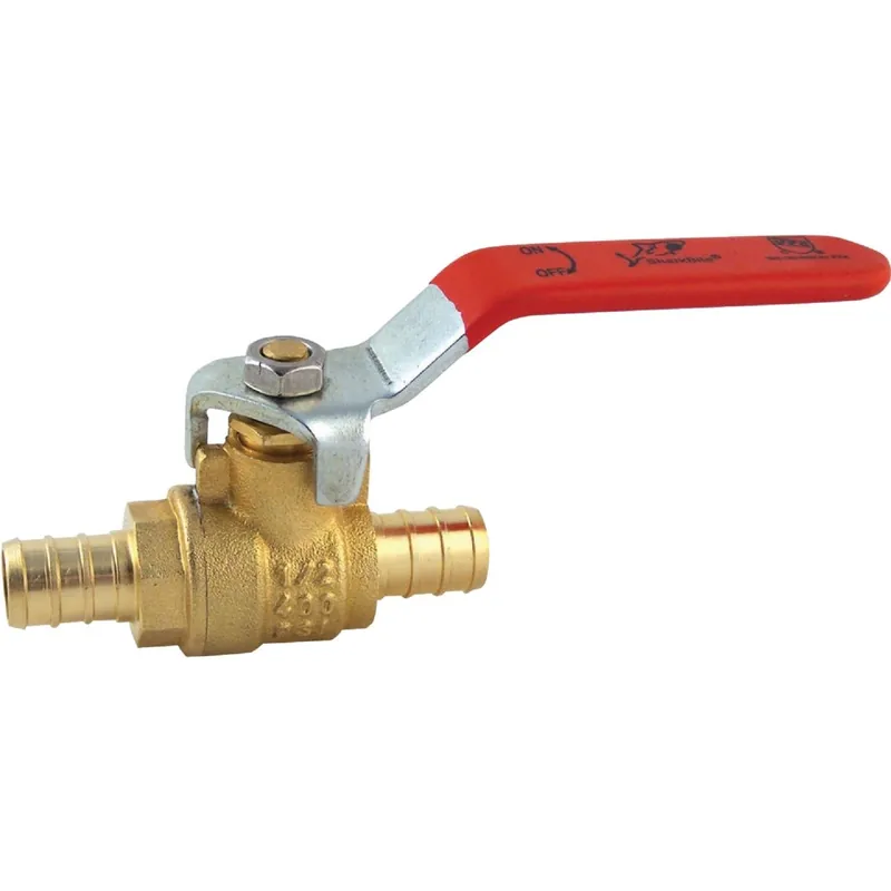 SharkBite 22461LFA 1/2 In. CF x 1/2 In. CF Brass PEX Ball Valve