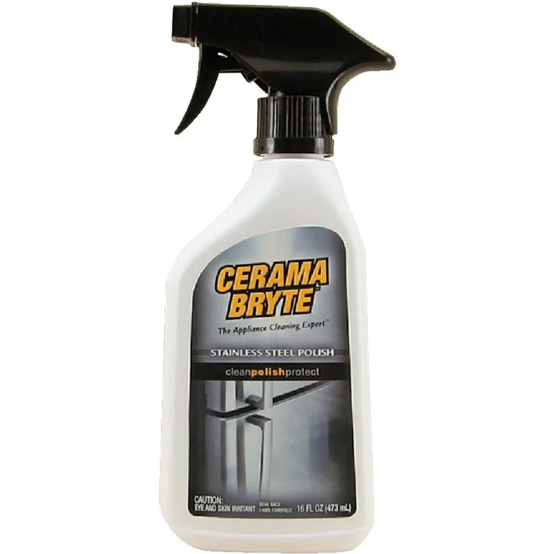 Cerama Bryte 47916 Stainless Steel Cleaner Polish 16 Oz.