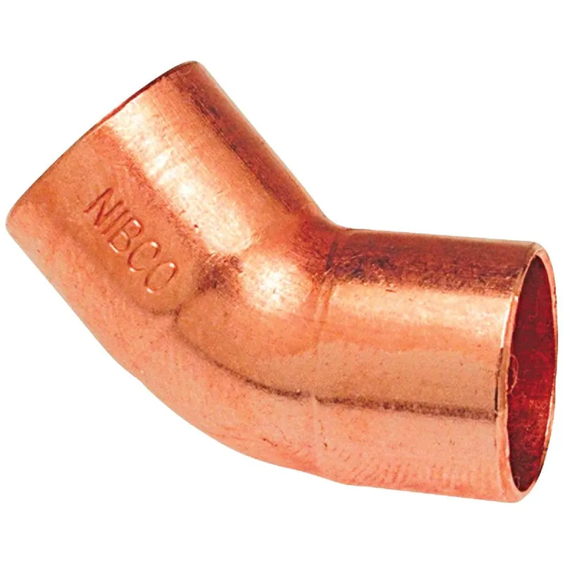 NIBCO W01345D 2 In. CxC 45 Deg. Copper Elbow (1/8 Bend)