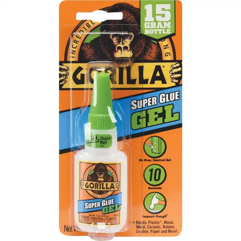 Gorilla Glue 7600103 Gorilla 0.53 Oz. Super Glue Gel