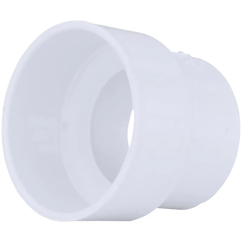 Charlotte Pipe PVC001170800HA Hub x Hub Schedule 40 DWV PVC Adapter Coupling