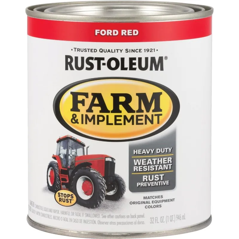 Rust-Oleum 280155 Ford Red Gloss Farm & Implement Enamel Each