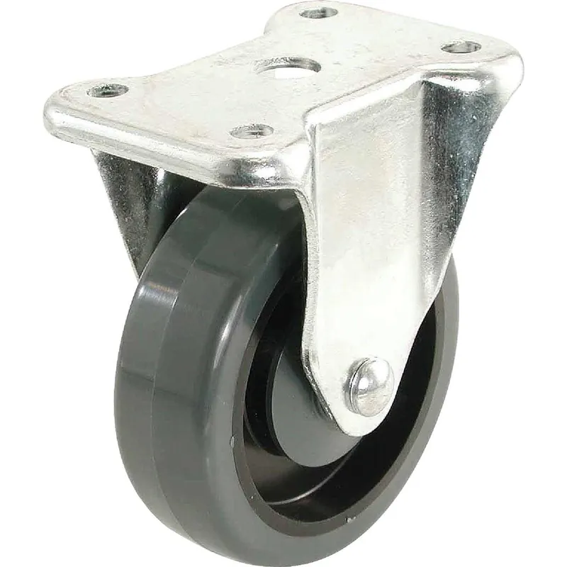 Shepherd Hardware 9786 Medium-Heavy-Duty Polypropylene Rigid Plate Caster