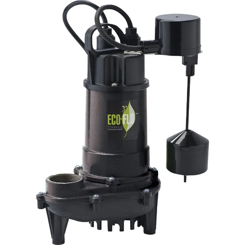 ECO-FLO ECD33V Submersible Cast Iron Sump Pump 1/3 HP ECD33V
