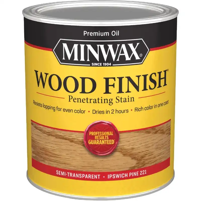 Minwax 70004444 Wood Finish Penetrating Stain Ipswich Pine 1 Qt.