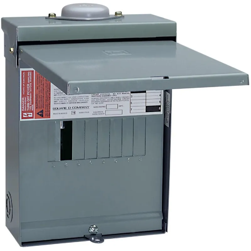 Square D QO612L100RBCP QO 100A 6-Space 12-Circuit Raintight Main Lug Load Center