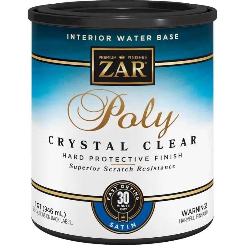 ZAR 32512 Aqua Satin Water-Based Interior Polyurethane 1 Qt.