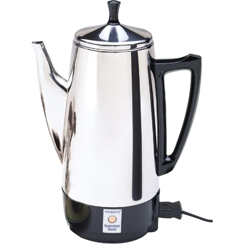 Presto 02811 2 To 12 Cup Stainless Steel Electric Coffee Percolator
