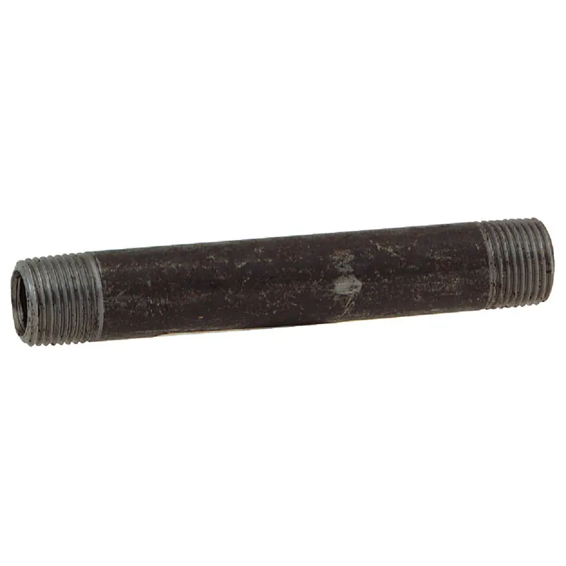 Anvil 8700137808 3/8 In. x 4 In. Schedule 40 Steel Black Iron Nipple