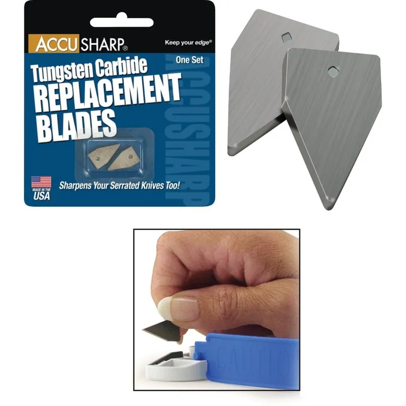 AccuSharp 003 Tungsten Carbide Replacement Sharpening Blade (2-Pack)
