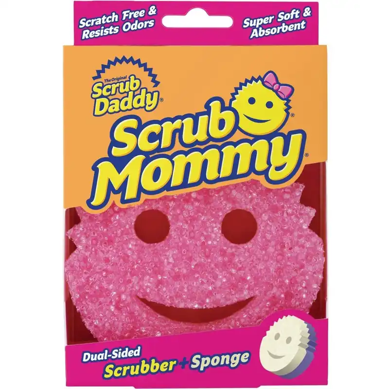 Scrub Mommy SM24MVP2016 6 In. x 4.125 In. Dual Sided Purple Scrub Sponge