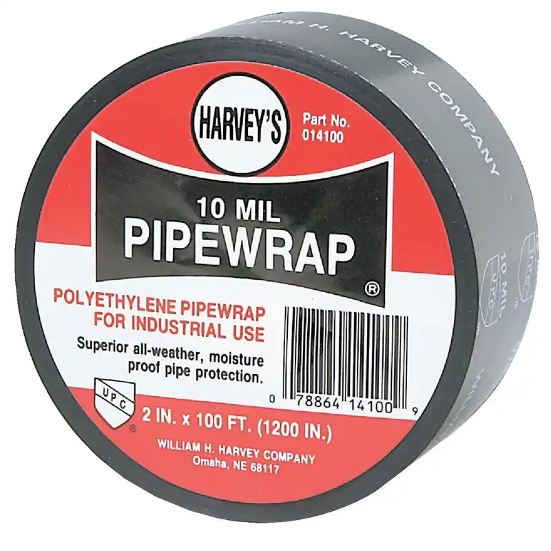 Harvey 014100 Harvy 2 In. W. X 100 Ft. L. X 10 Mil. Thick Pipe Wrap