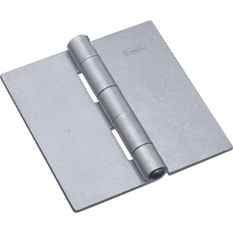 National N273920 4 In. Square Plain Steel Weldable Door Hinge