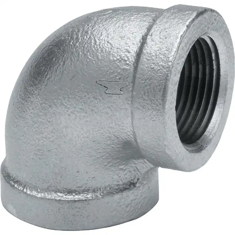 Anvil 8700124004 1/8 In. 90 Deg. Galvanized Elbow (1/4 Bend)
