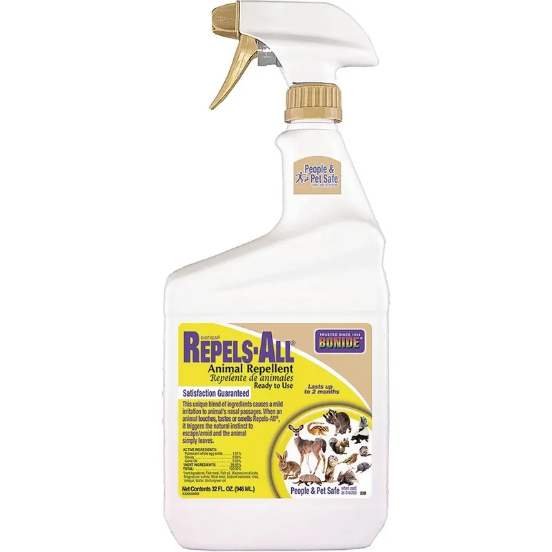 Bonide 2386 Repels All 1 Qt Ready To Use Animal Repellent