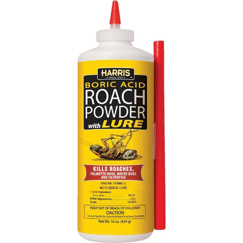 Harris HRP-16 Ready To Use Powder Boric Acid Roach Killer