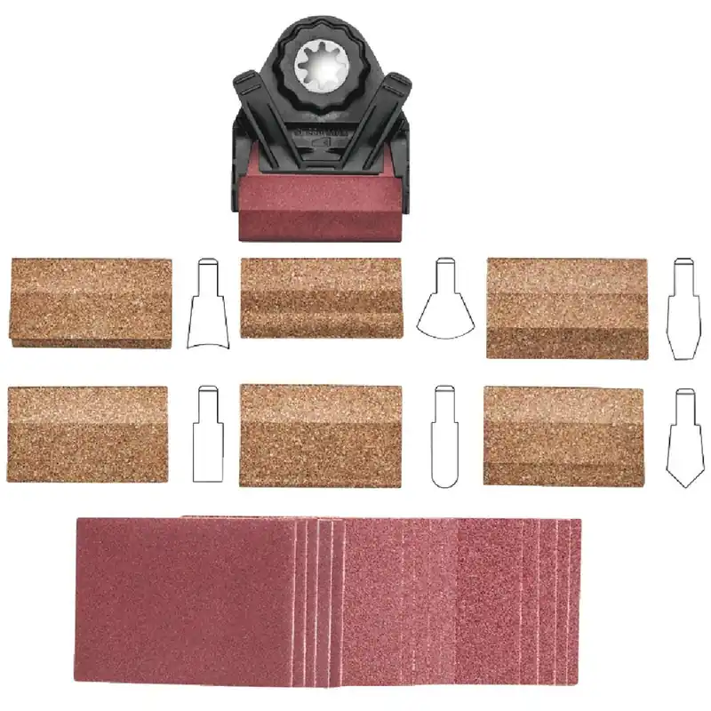 Fein 63810031010 Starlock 22-Piece Multimaster Profile Sanding Kit