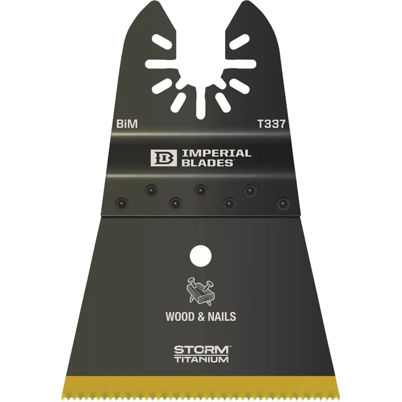 Imperial Blades IBOAT337-1 ONE FIT 2-1/2 In. Titanium Coated Bi-Metal Storm Oscillating Blade