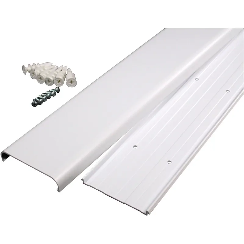Wiremold C30 CordMate 3-1/2 In. x 48 In. White Channel