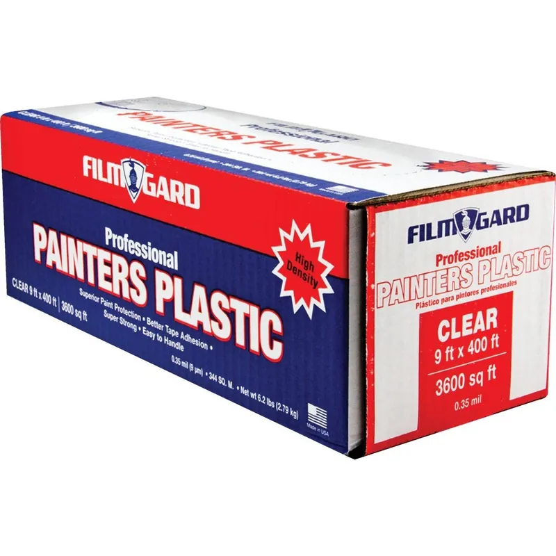 Film Gard 626260 Painter's Plastic Drop Cloth 9 Ft. x 400 Ft.