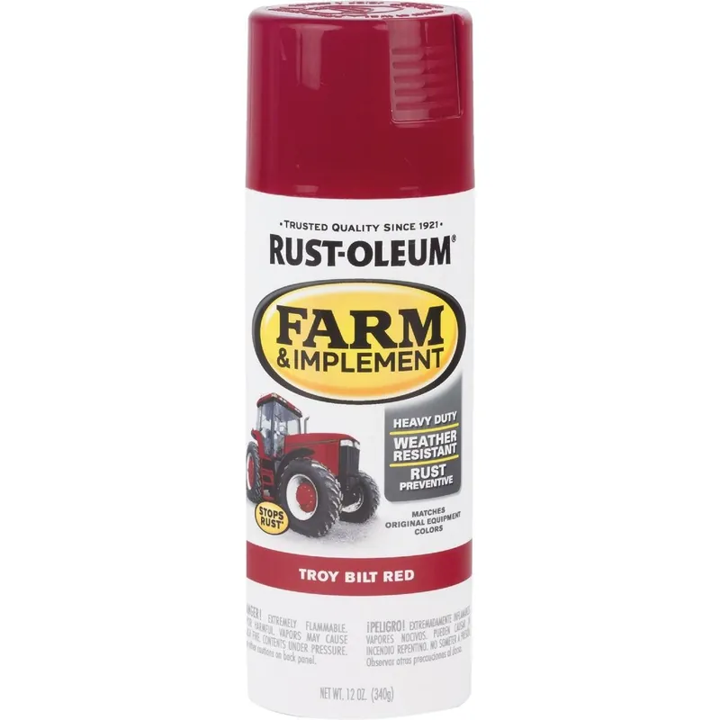 Rust-Oleum 303473 Troy-Bilt Red Farm & Implement Spray Paint