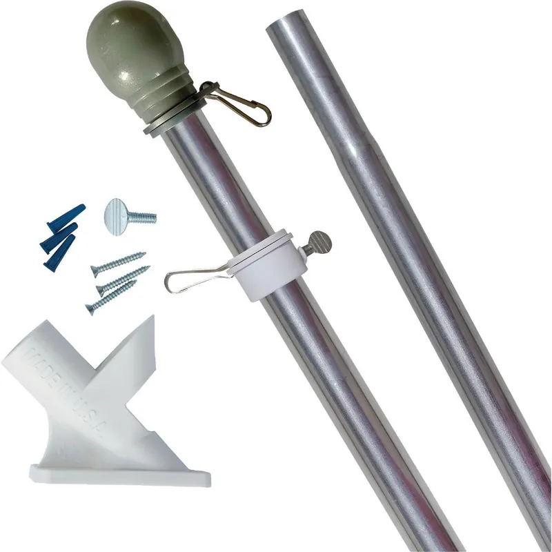 Valley Forge SSTINT-AM6 Nylon American Flag and 6 Ft Pole Kit