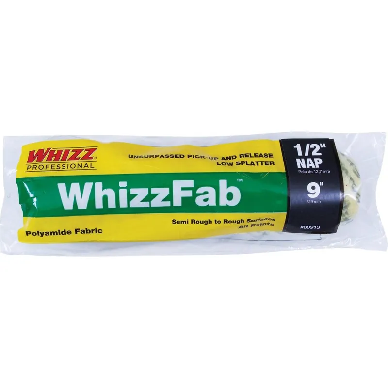 Whizz 80913 WhizzFab 9 In. x 1/2 In. Polyamide Fabric Cage Roller Cover