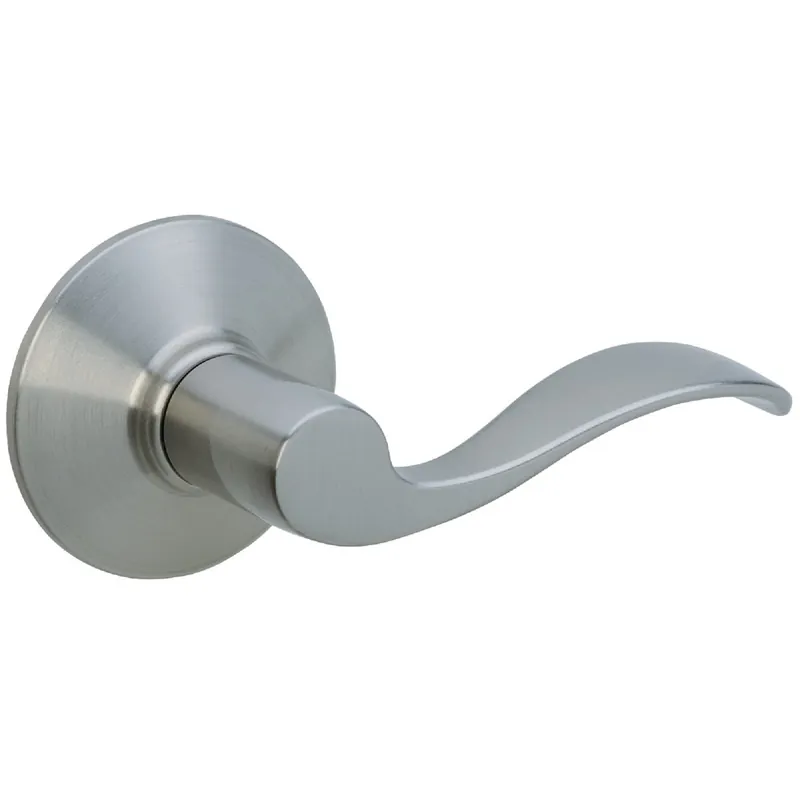 Schlage F170VACC619RH Door Lever Satin Nickel Right-Hand Accent Dummy Lever