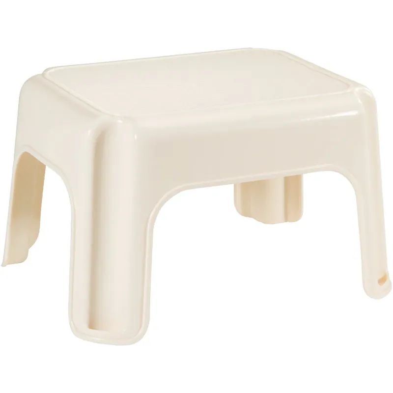 Rubbermaid FG420087BISQU Bisque 1-Step Stool