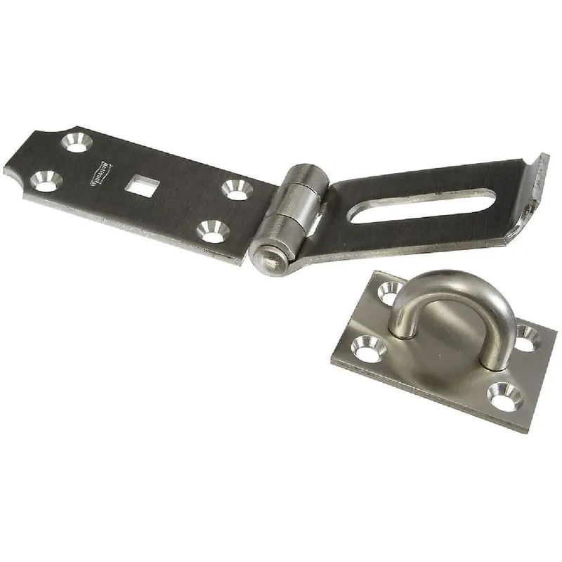 National N342550 Hinge Hasp 7-1/2 In. Extra Heavy-Duty