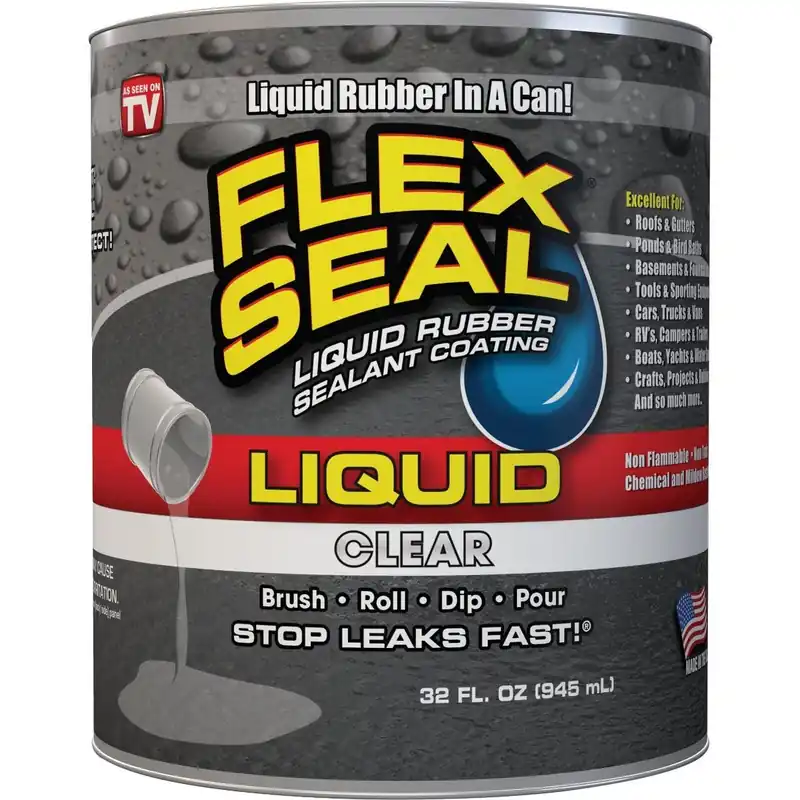 Flex Seal US855CLR01-2 1 Gal. Liquid Rubber Sealant Clear