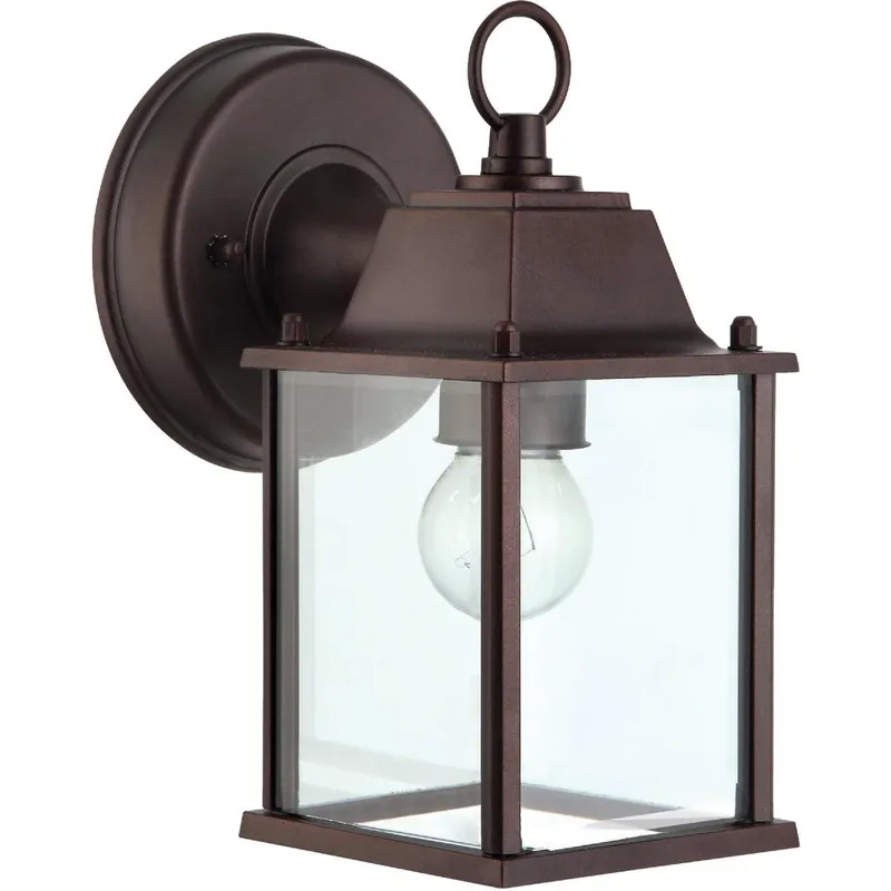 Home Impressions IOL3ORB 100W Oil-Rubbed Bronze Incandescent Lantern Outdoor Wall Light Fixture