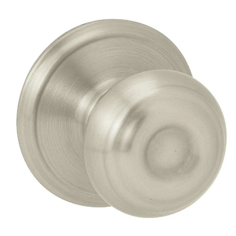 Schlage F10VGEO619 Georgian Satin Nickel Hall & Closet Door Knob