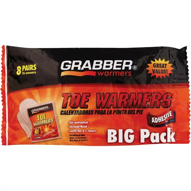 Grabber TWES8 Toe Warmer One Size Fits All (8-Pack)