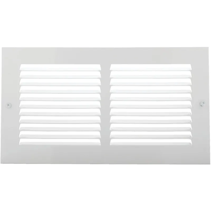Home Impressions 1RA1206WH Stamped Steel Return Air Grille 6 In. x 12 In.