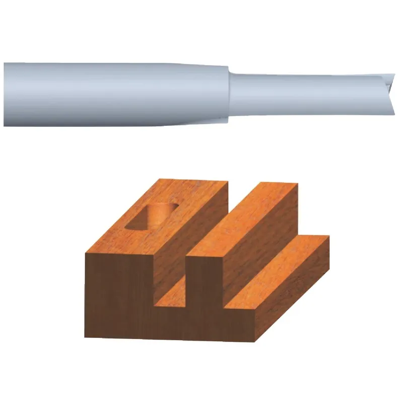 Vermont American 23101 Carbide Tip 3/16 In. Straight Bit