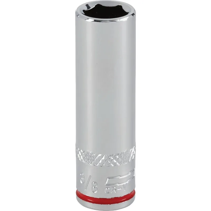 Channellock 398012 1/4 In. Drive 3/8 In. 6-Point Deep Standard Socket