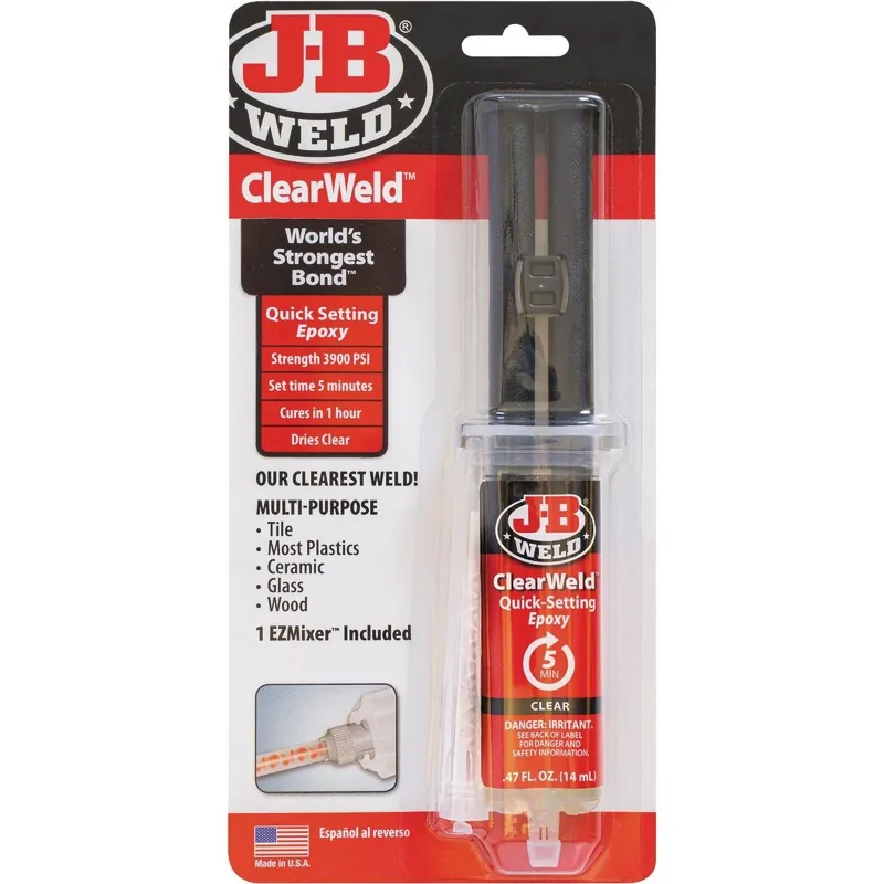 J-B Weld 50114 ClearWeld Epoxy 0.47 Oz.