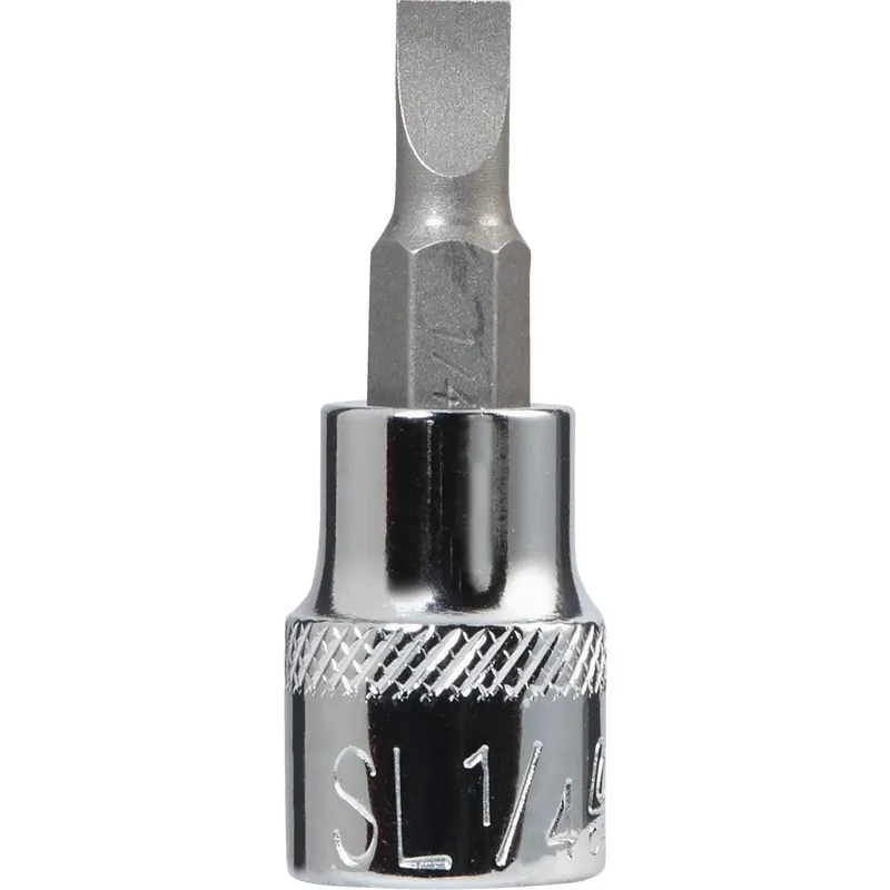 Channellock 371149 Standard 3/8 In. Drive 1/4 In. Slotted Screwdriver Bit Socket