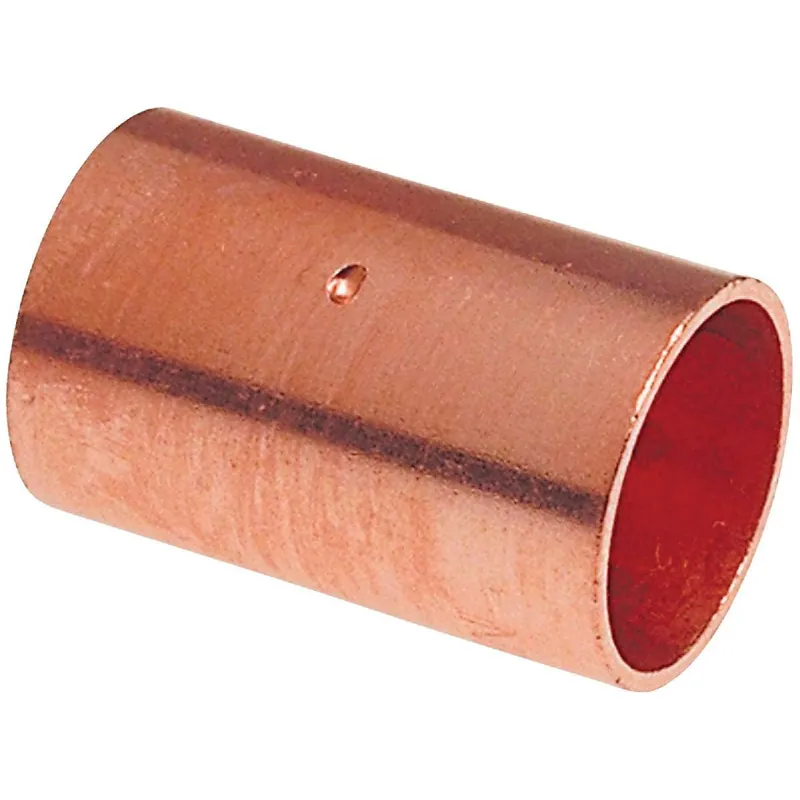 NIBCO W00835D Copper Coupling with Stop 1-1/4 In. x 1-1/4 In.