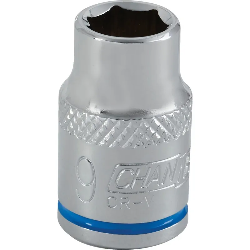 Channellock 302703 3/8 In. Drive 9 mm 6-Point Shallow Metric Socket