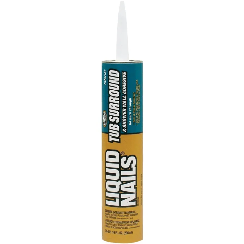 Liquid Nails LN715 Tub Surround & Shower Wall Adhesive 10 Oz Replacement MPN