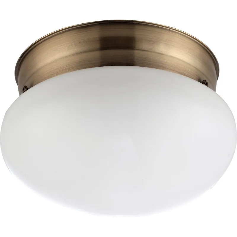 Home Impressions IFM137AB 7-1/2 In. Incandescent Flush Mount Ceiling Light Fixture