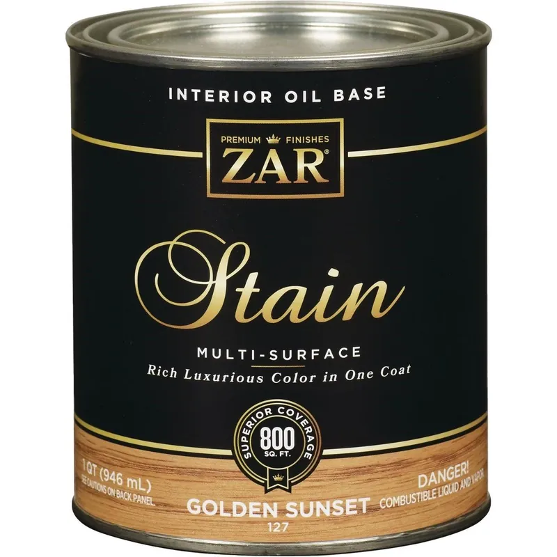 ZAR 12712 UGL12712 Oil-Based Wood Stain Golden Sunset 1 Qt.