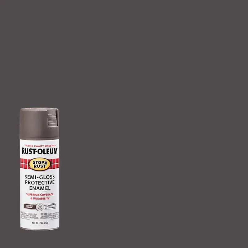 Rust-Oleum 7754830 Stops Rust Semi-Gloss Anodized Bronze 12 Oz. Anti-Rust Spray Paint
