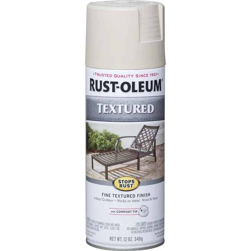 Rust-Oleum 7225830 Stops Rust 12 Oz. Textured Finish Spray Paint White