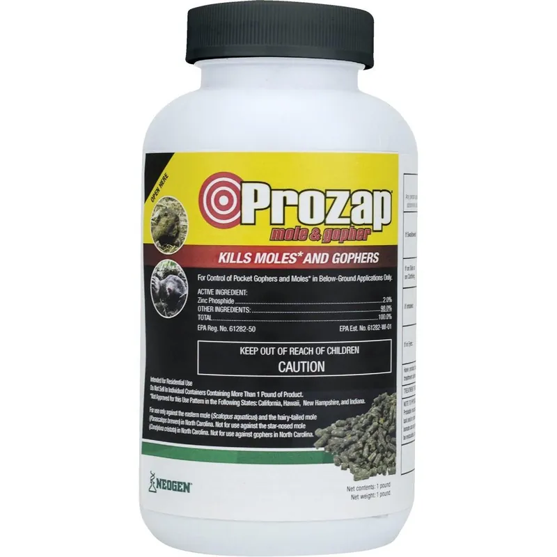 Prozap 112845 Mole & Gopher Killer Bait 1 Lb. Pellets