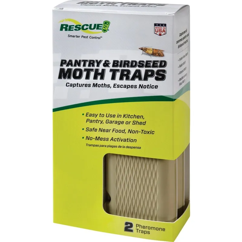 Rescue PMT2-BB5 Glue Pantry & Birdseed Moth Trap 2-Pack