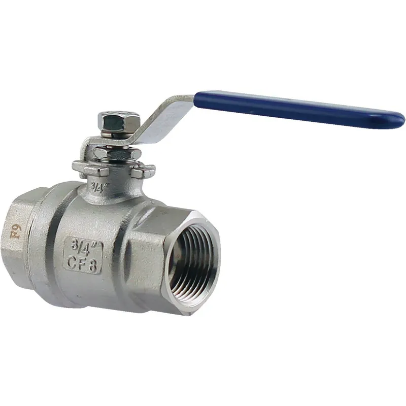 PLUMBEEZE PEBVSS-1005 1/2 In. FPT Stainless Steel Full Port Ball Valve