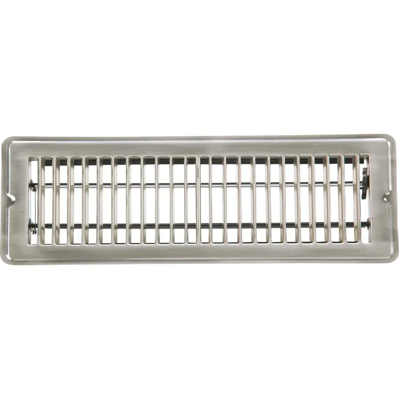 Home Impressions 1FL0210SN-NH Satin Nickel Steel Floor Register
